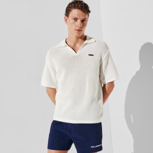 HOTEL KARL CROCHET POLO SHIRT