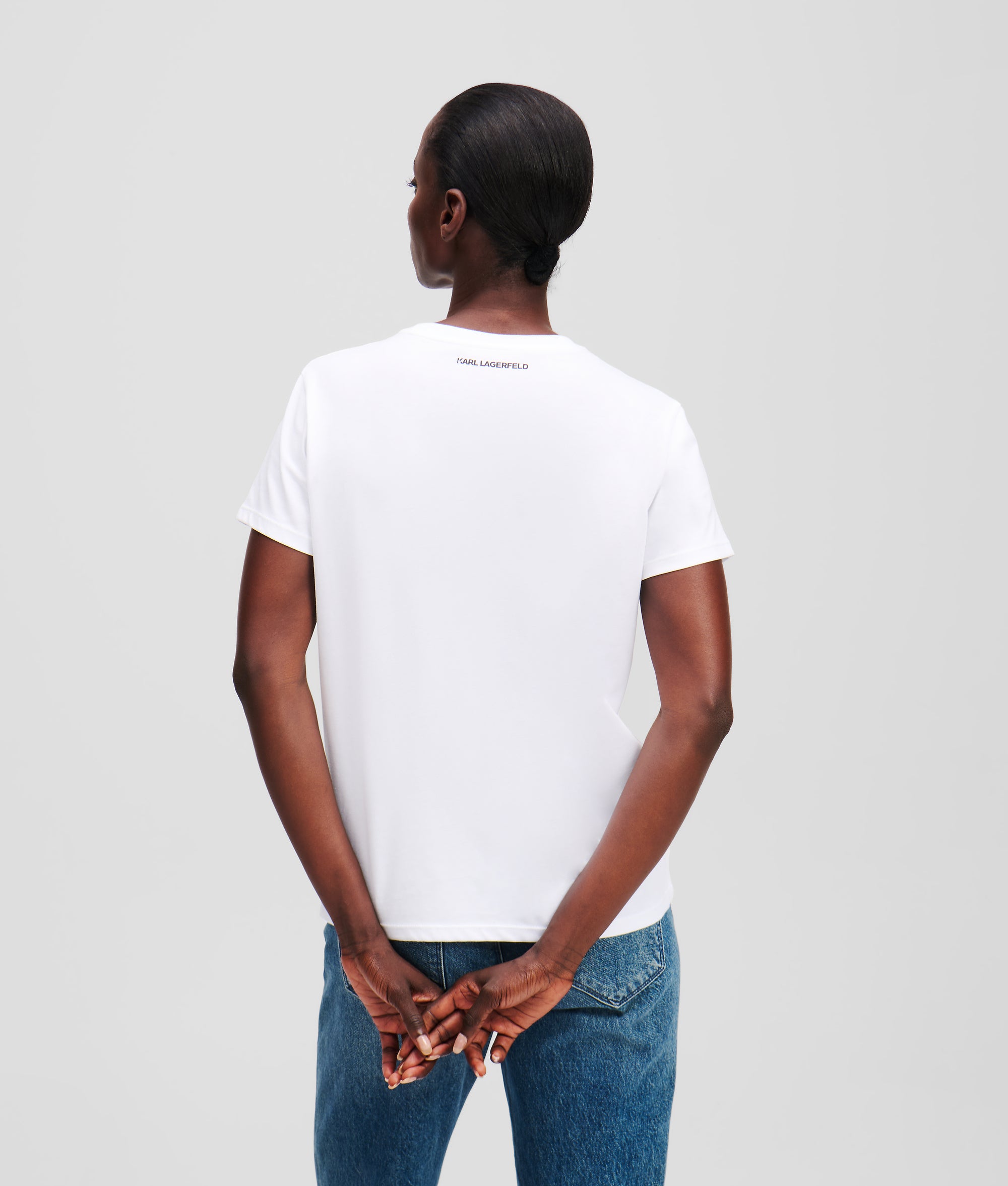 IKON KARL & CHOUPETTE RHINESTONE T-SHIRT - Image 3