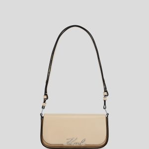 K/SIGNATURE TWO-WAY CROSSBODY BAG