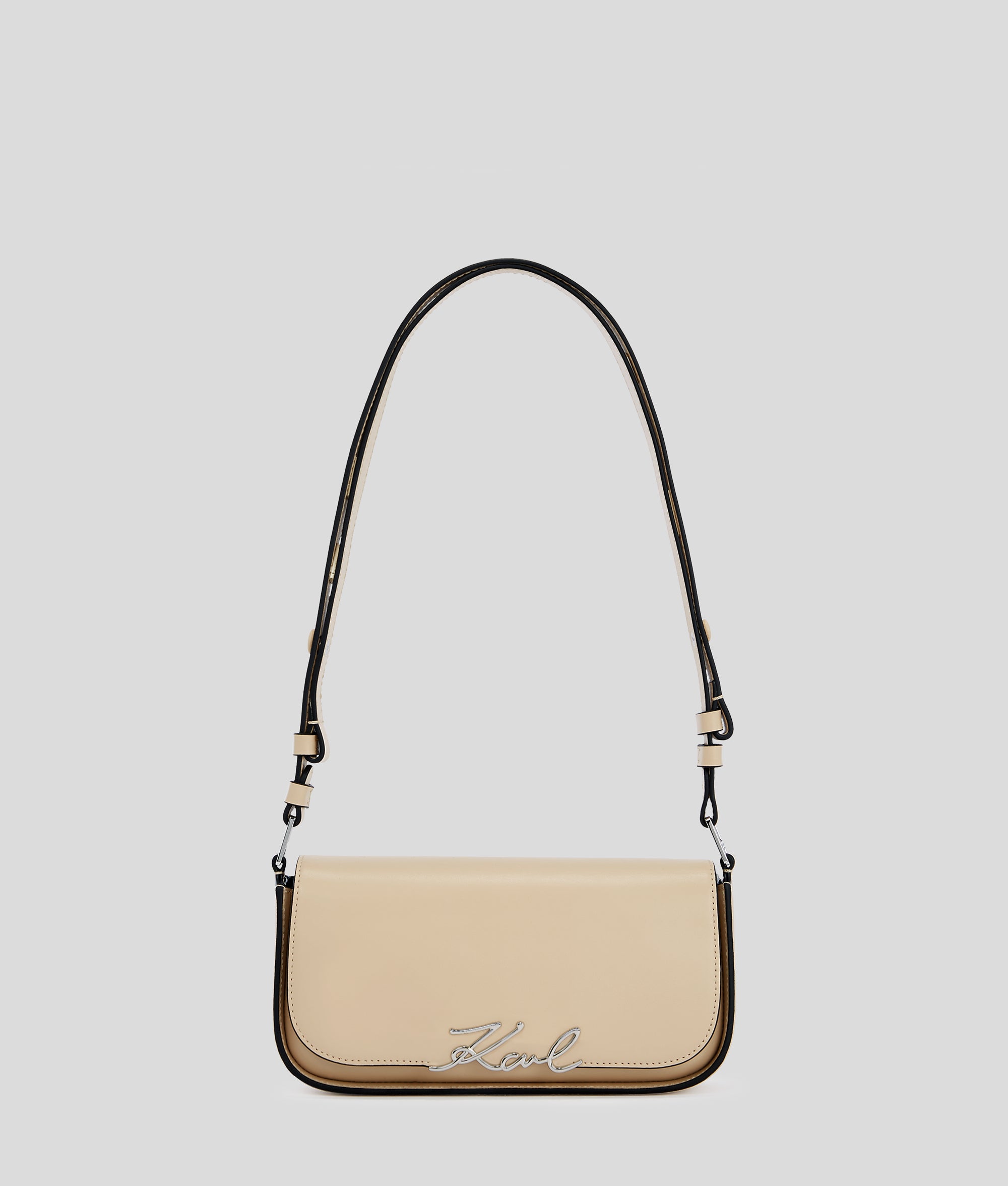 K/SIGNATURE TWO-WAY CROSSBODY BAG