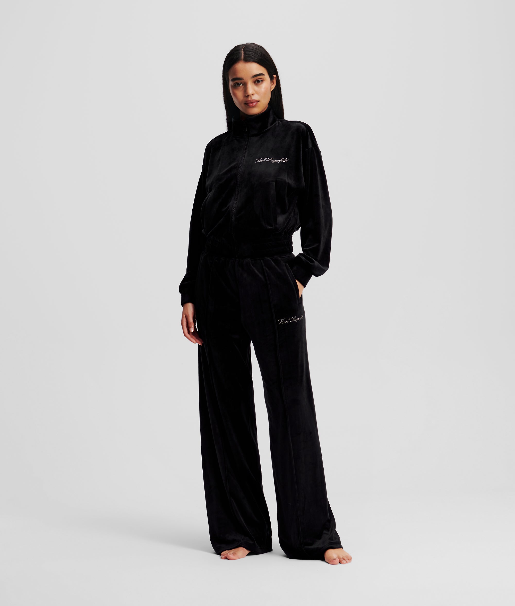 HOTEL KARL VELOUR JOGGERS - Image 5