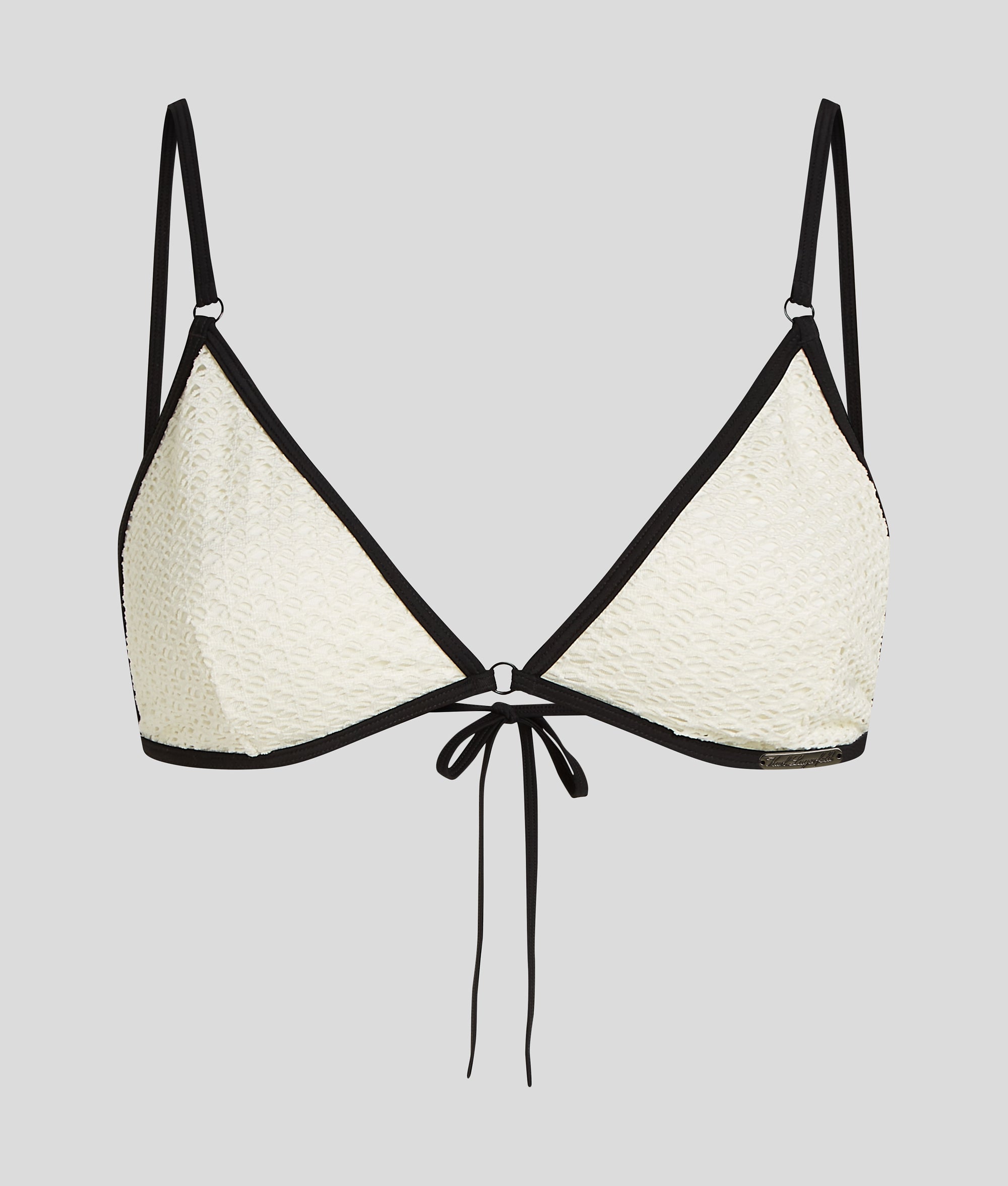 HOTEL KARL CROCHET TRIANGLE BIKINI TOP - Image 4