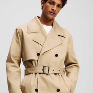HOODED TRENCH COAT