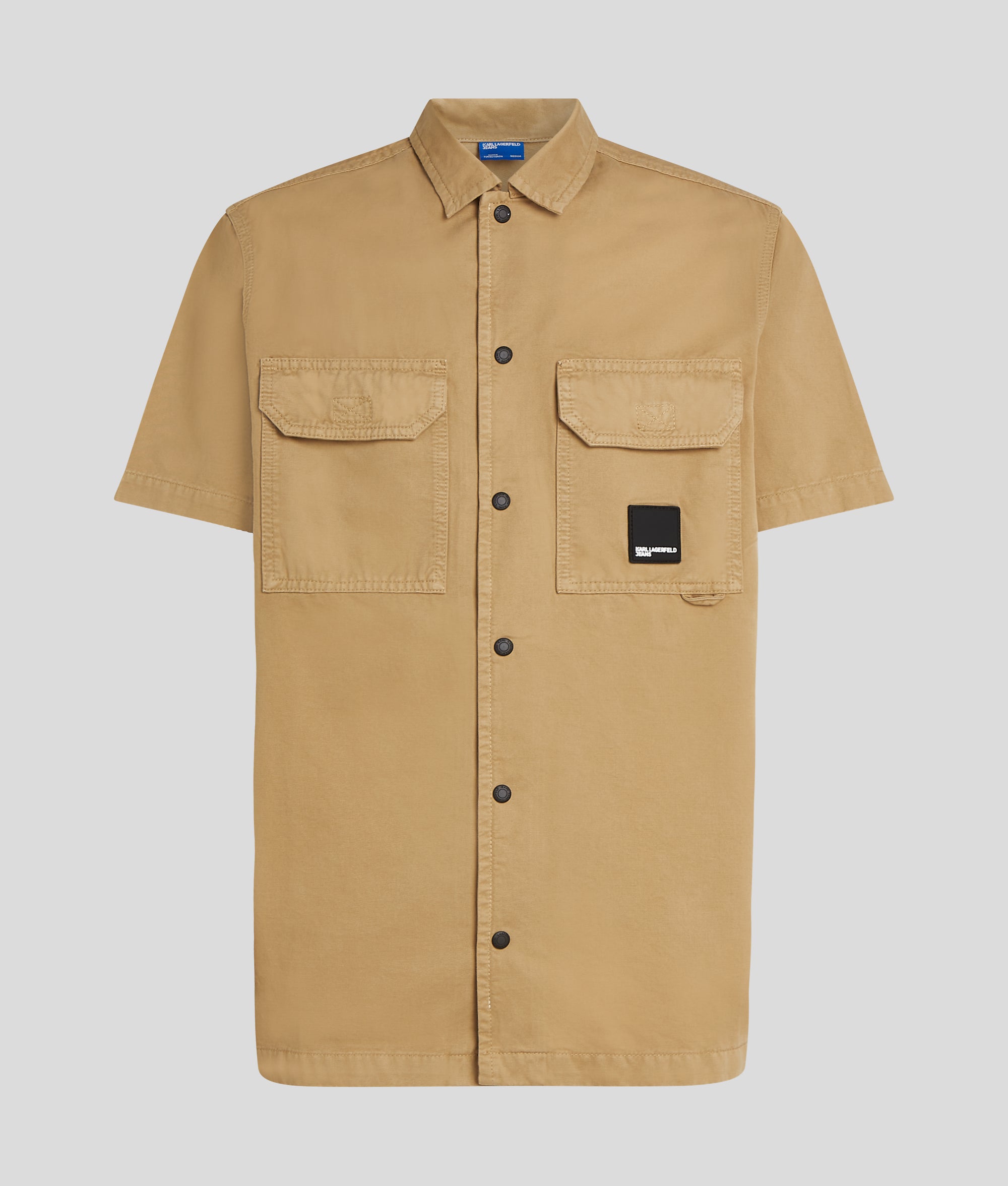 SHORT-SLEEVED BUTTON-UP SHIRT - Image 5