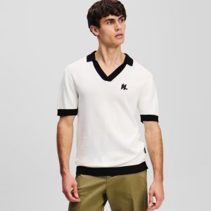 MONOGRAM KNITTED POLO SHIRT