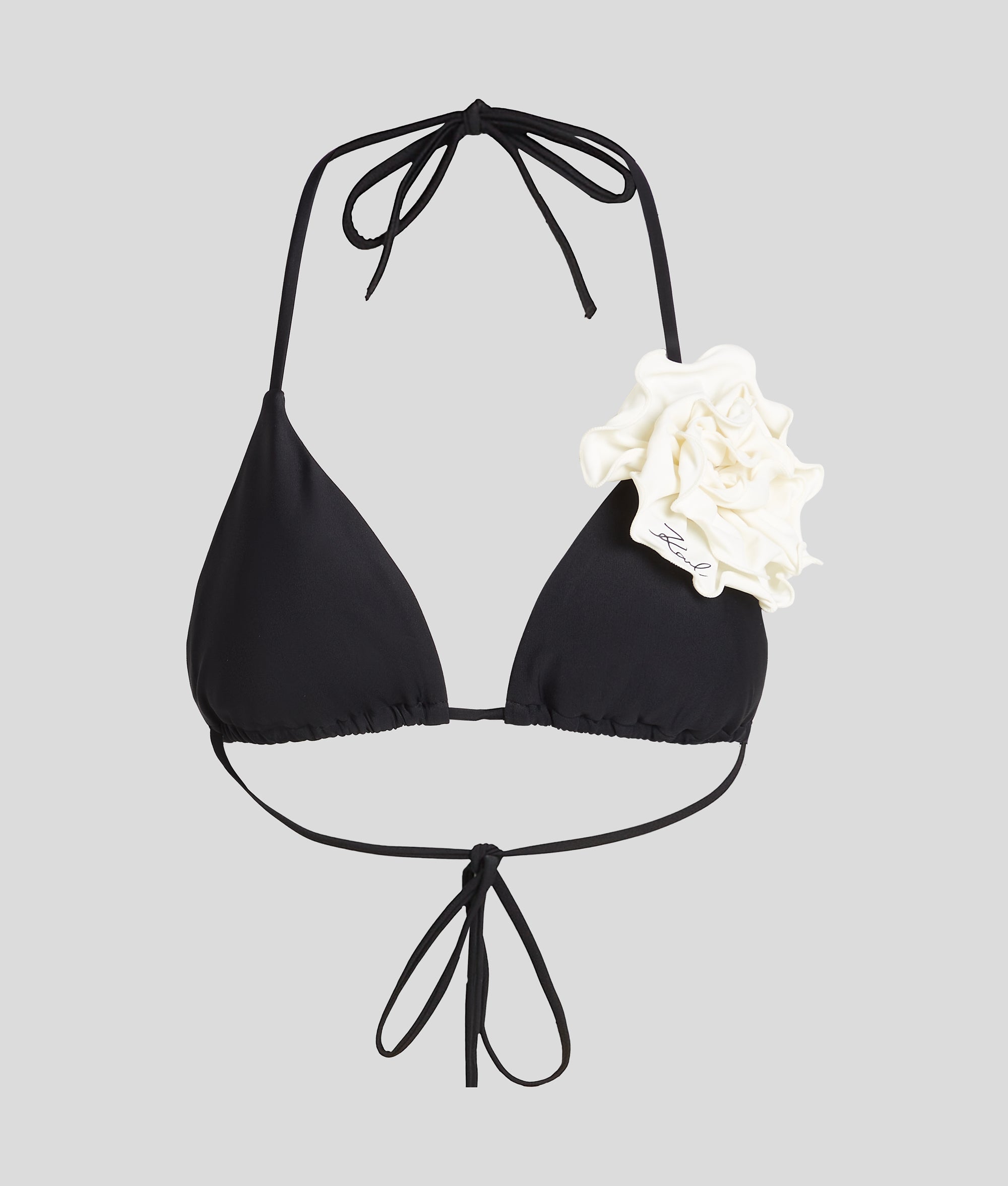 FLOWER TRIANGLE BIKINI TOP - Image 4