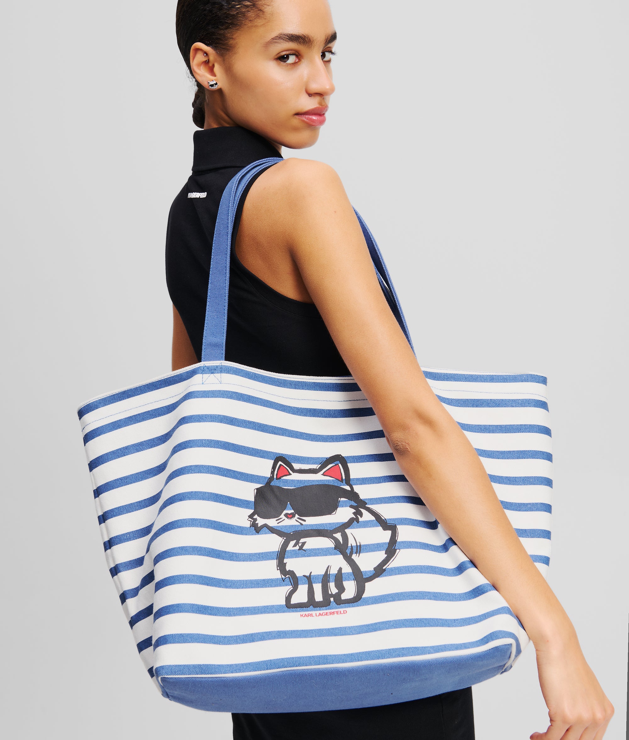 IKON CHOUPETTE STRIPED SHOPPER - Image 2