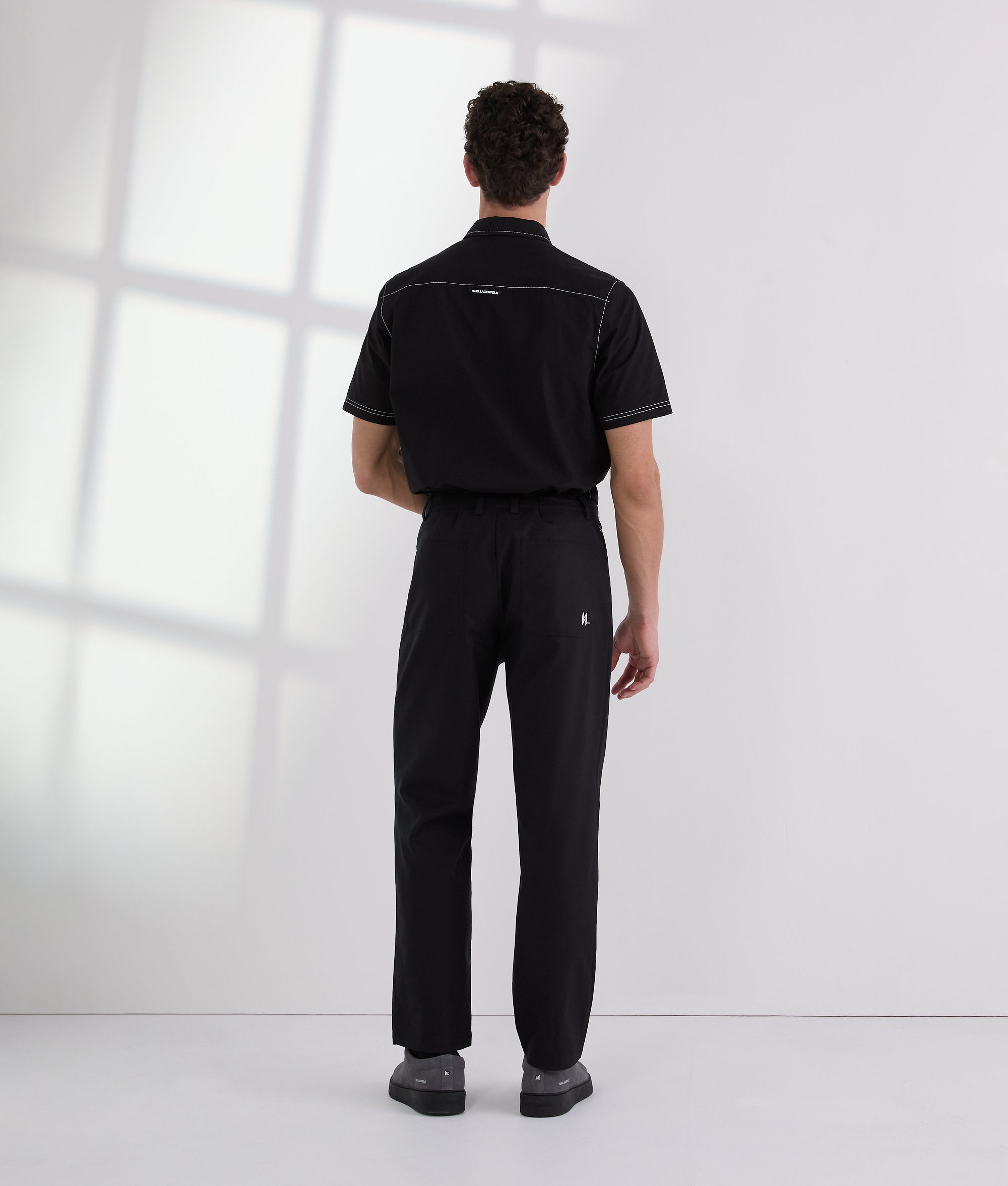 CONTRAST STITCH PANTS - Image 3