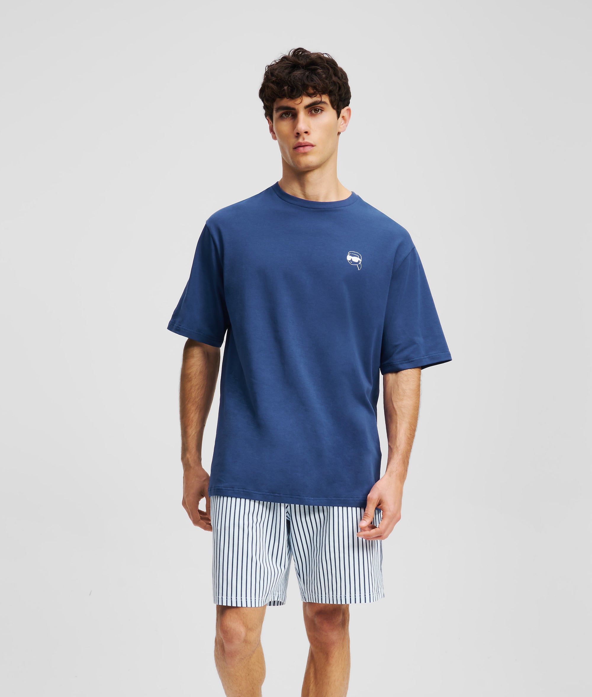 IKON STRIPED PAJAMA SET - Image 4