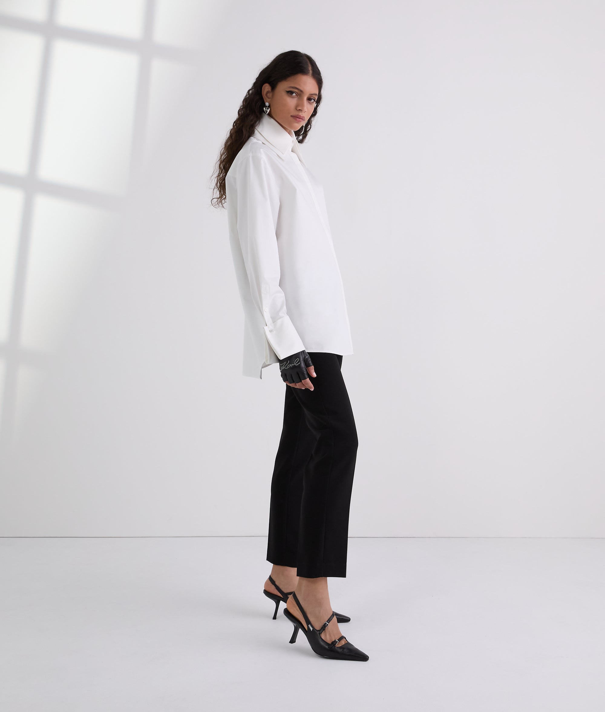 DOUBLE COLLAR POPLIN SHIRT - Image 4