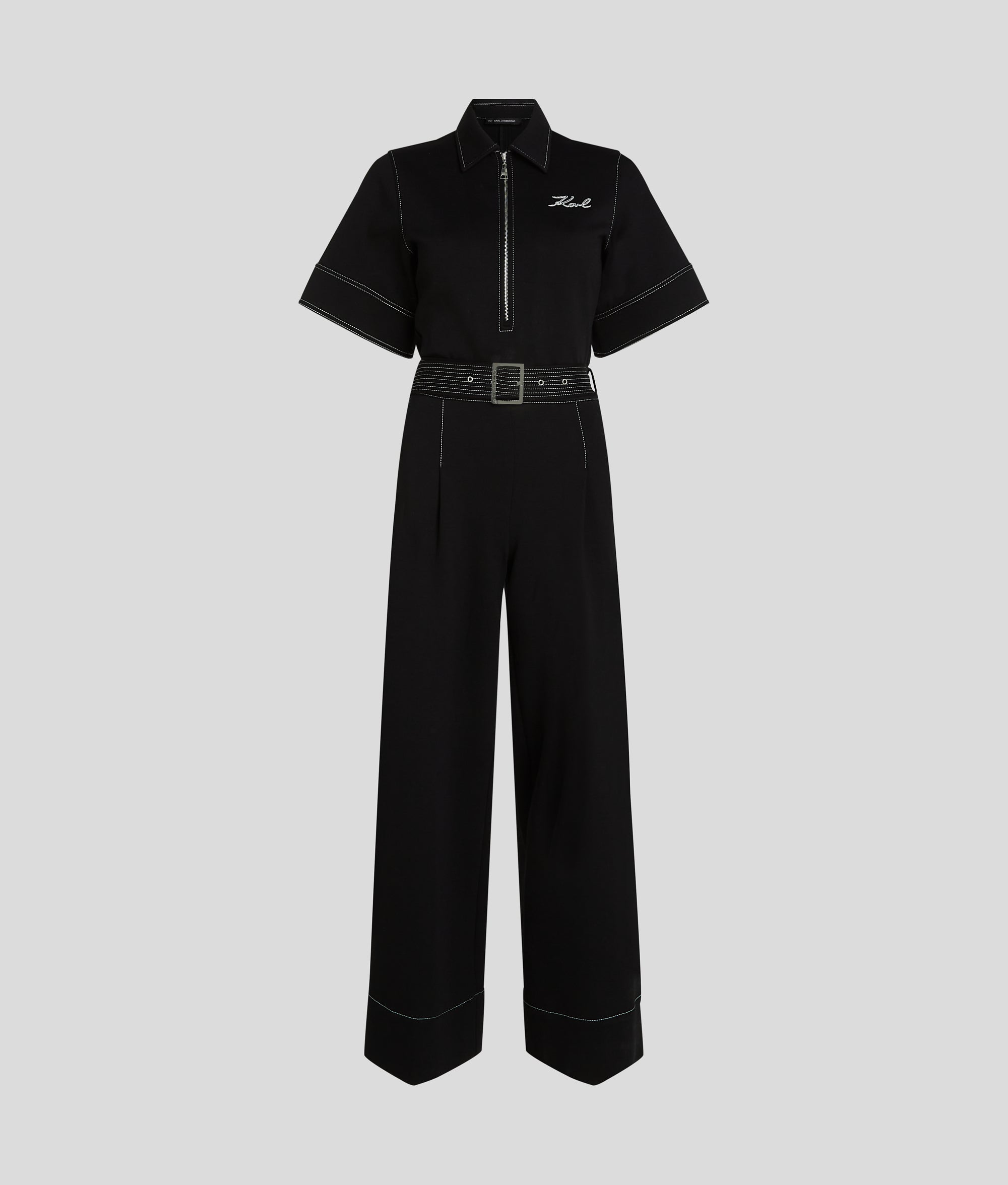 CONTRAST STITCH JUMPSUIT - Image 5