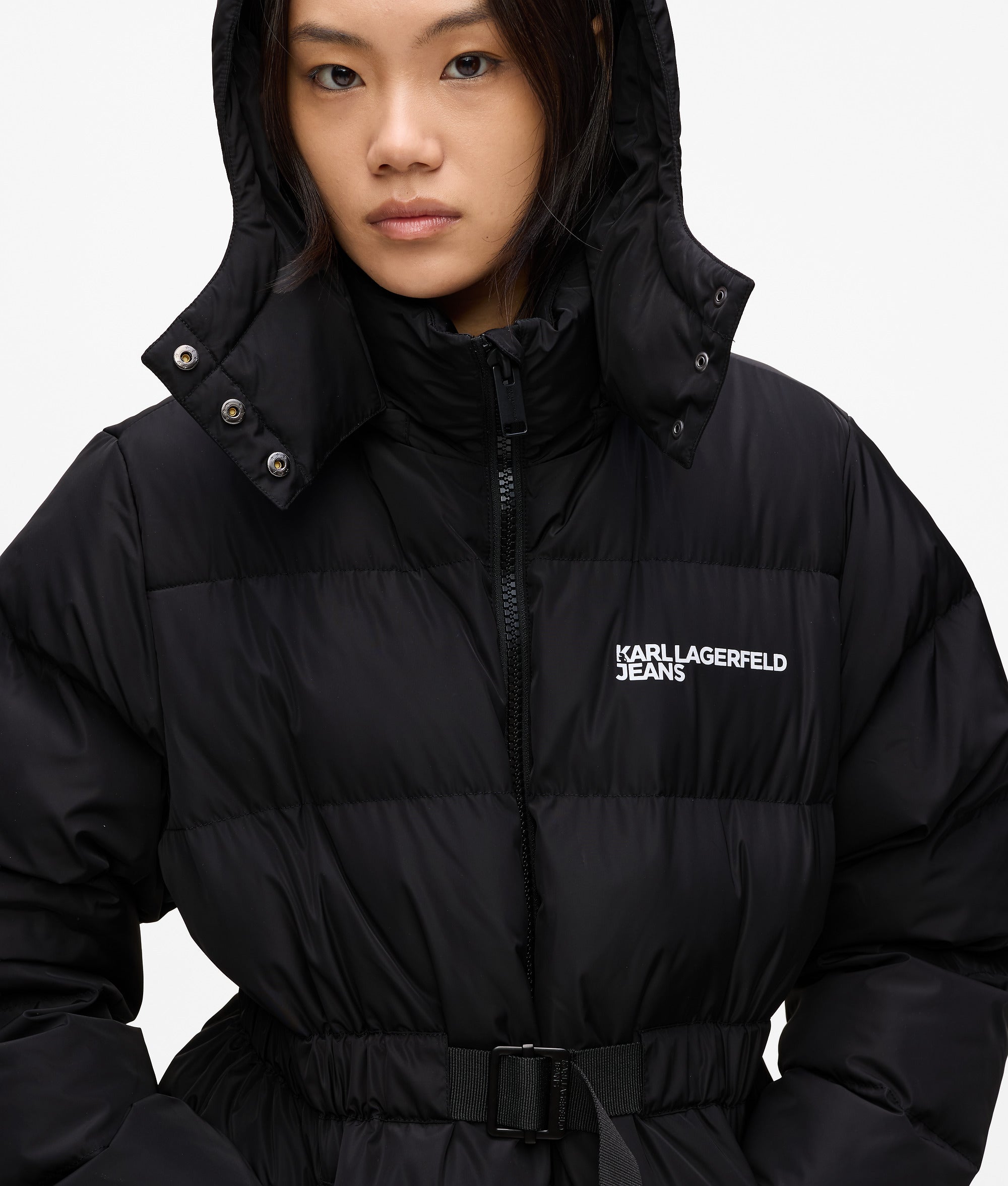 BELTED PUFFER JACKET - Image 2