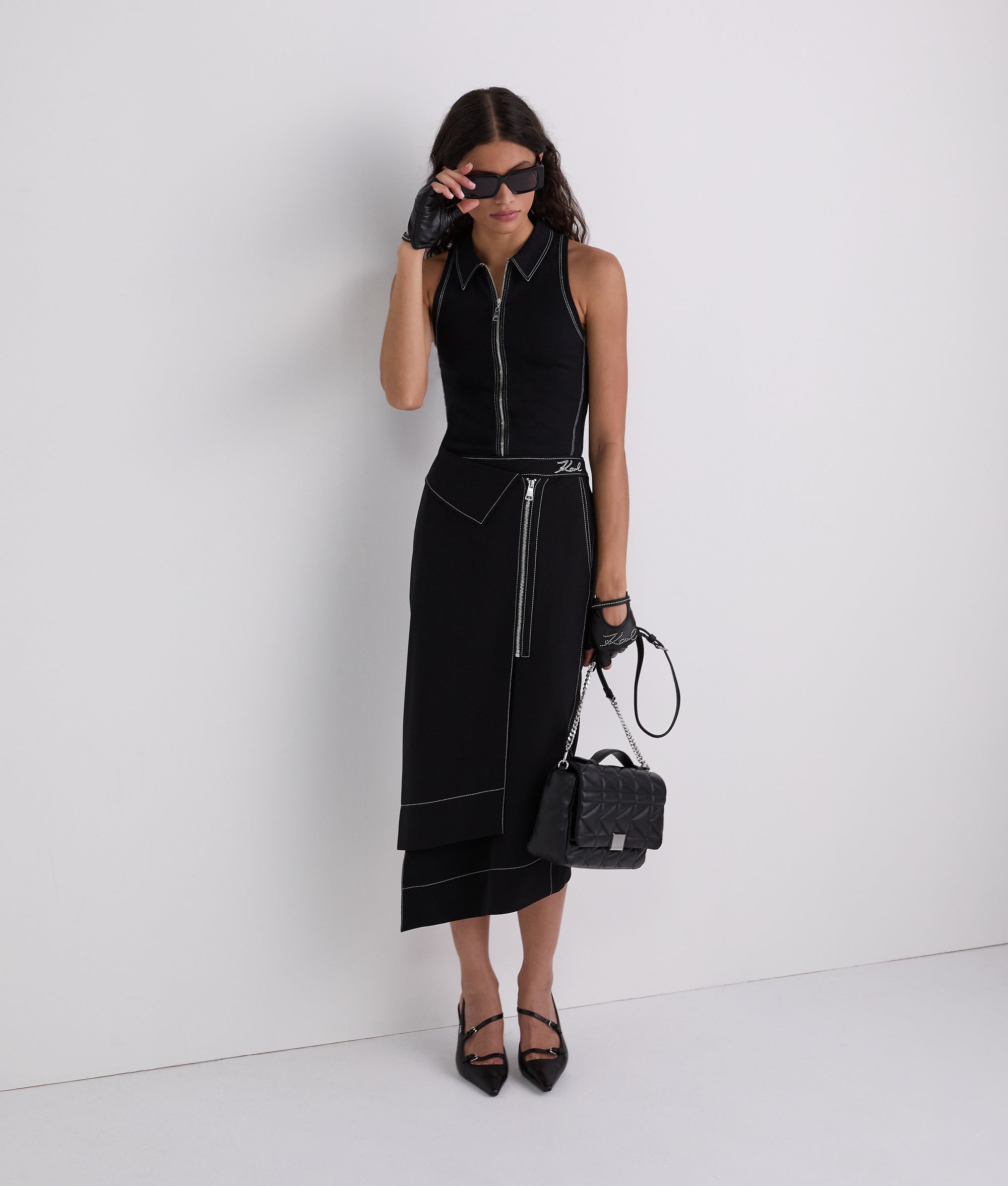 CONTRAST STITCH SLEEVELESS TOP - Image 4