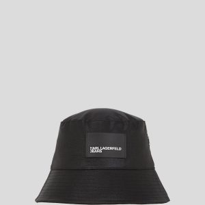 COATED DENIM BUCKET HAT