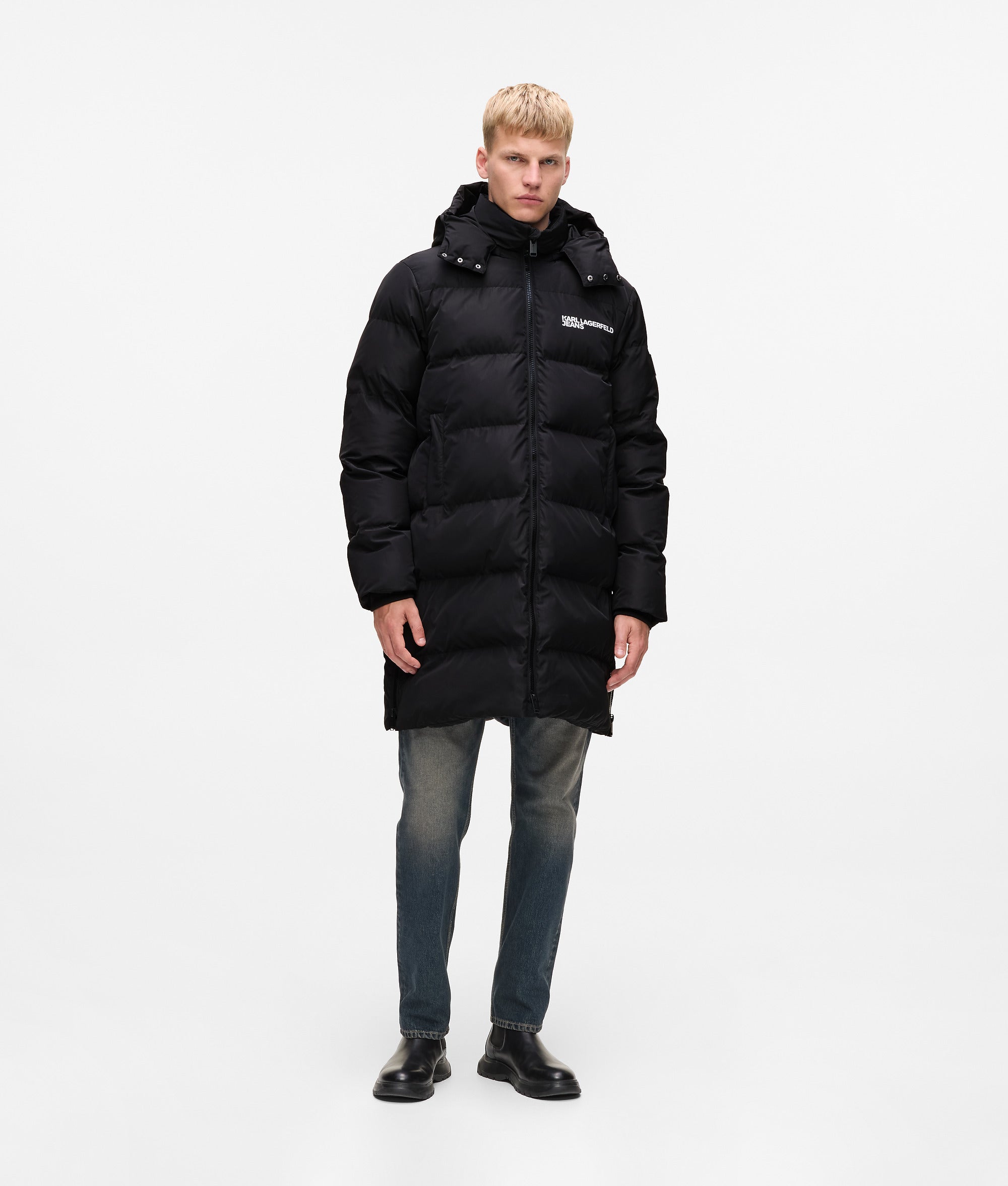 Long puffer jacket