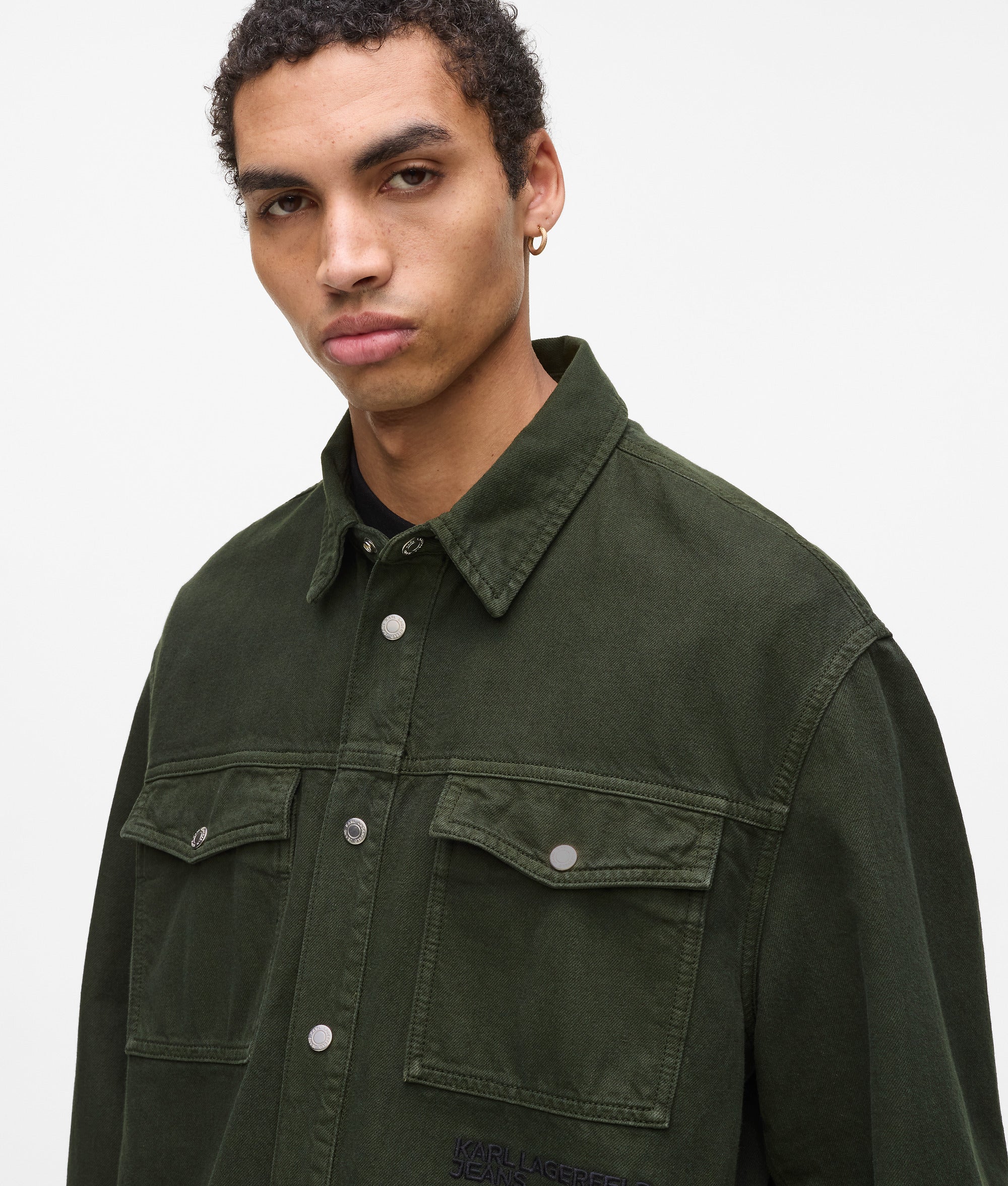 Twill overshirt - Image 3
