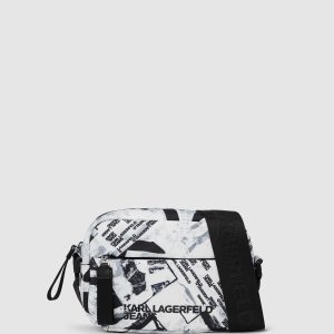 All-over graphic crossbody bag