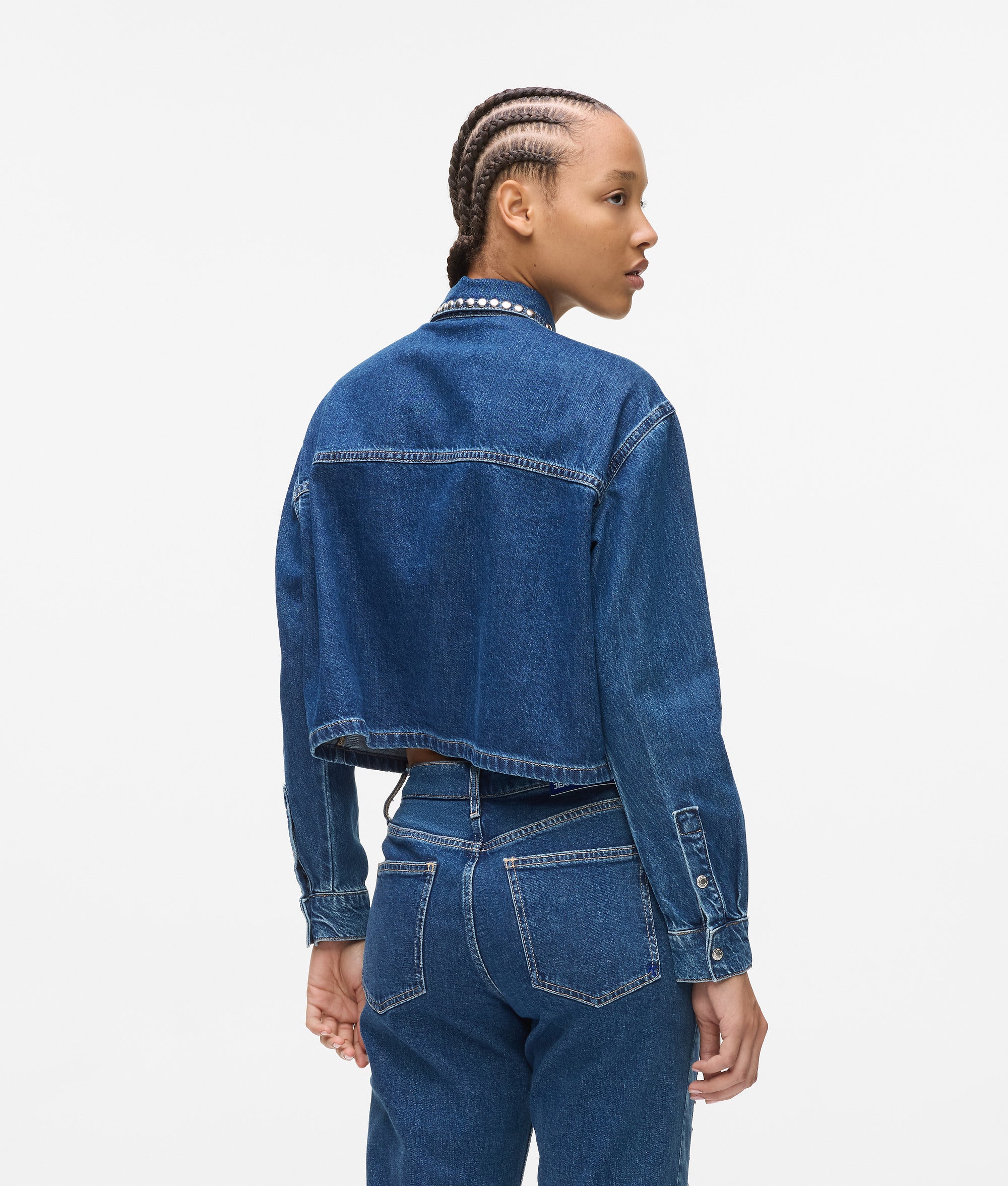 Studded denim shirt - Image 3