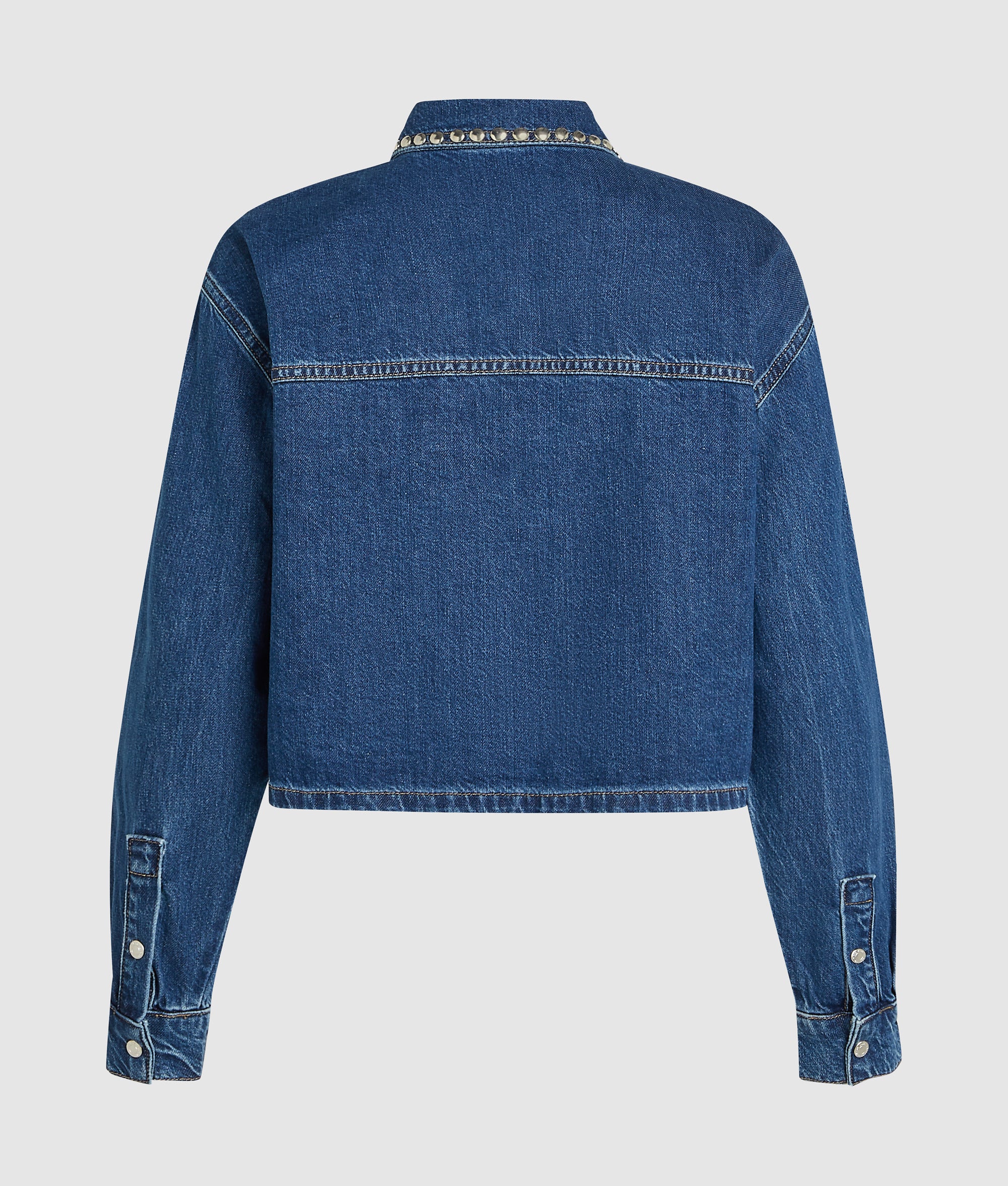 Studded denim shirt - Image 6