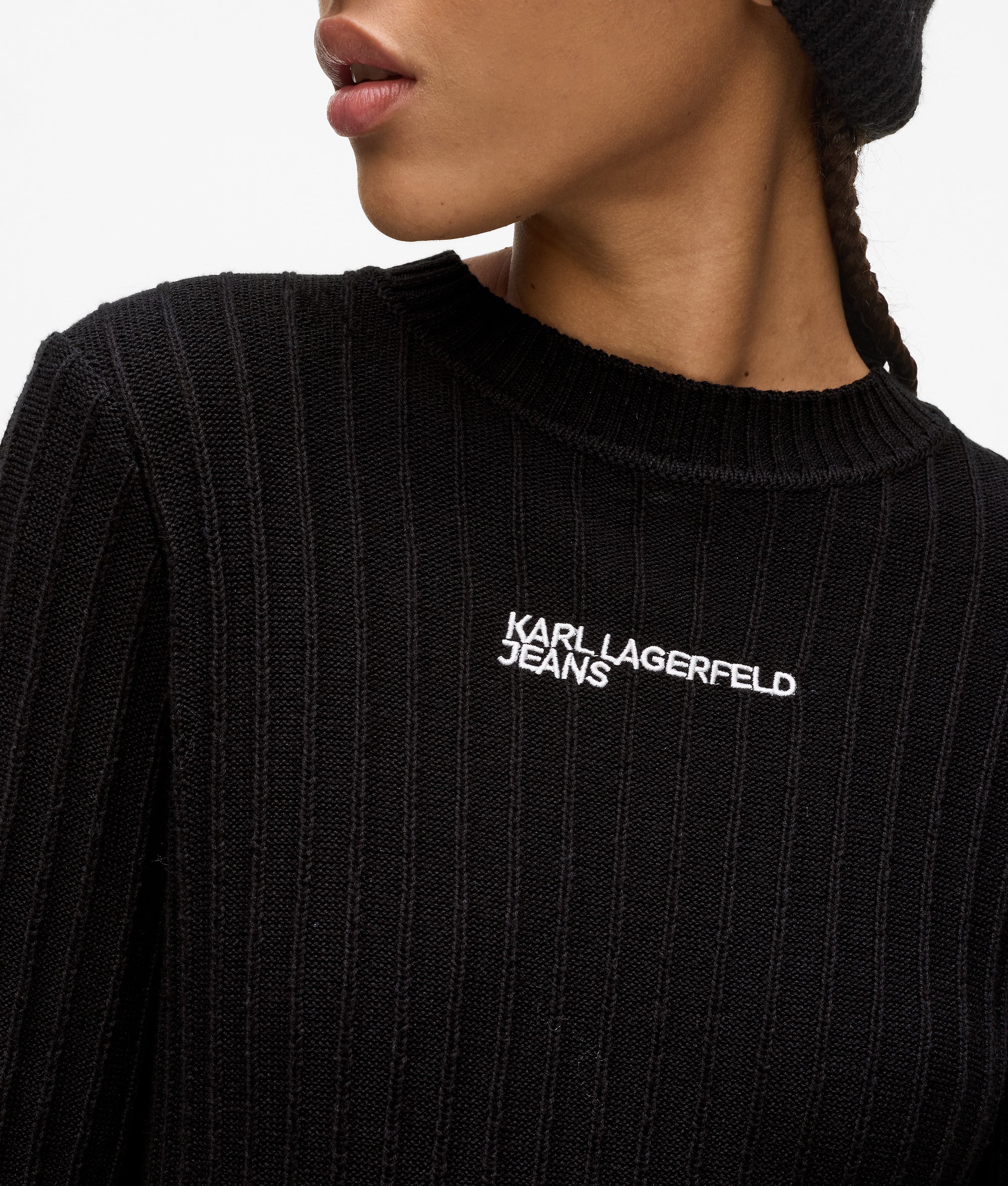 Pleated knit dress - Image 2