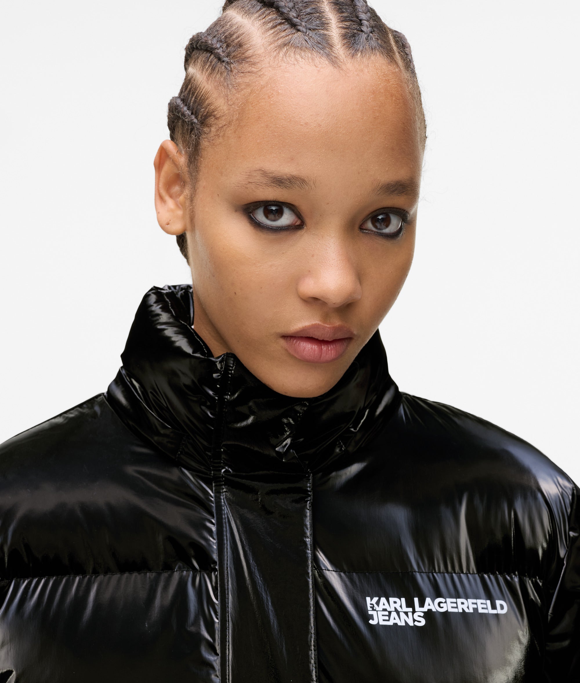 Long pearlised puffer jacket - Image 5