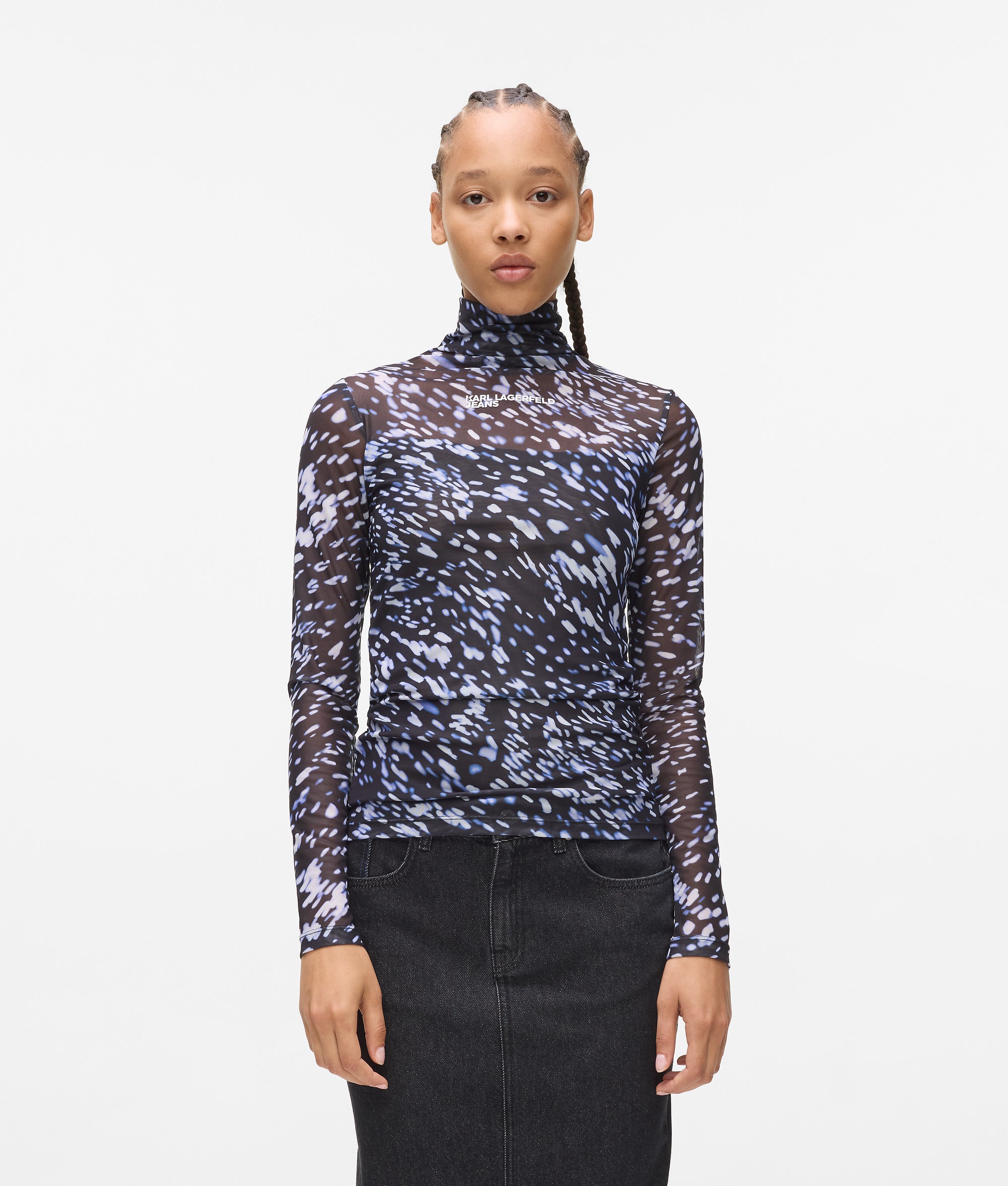 All-over-print mesh top