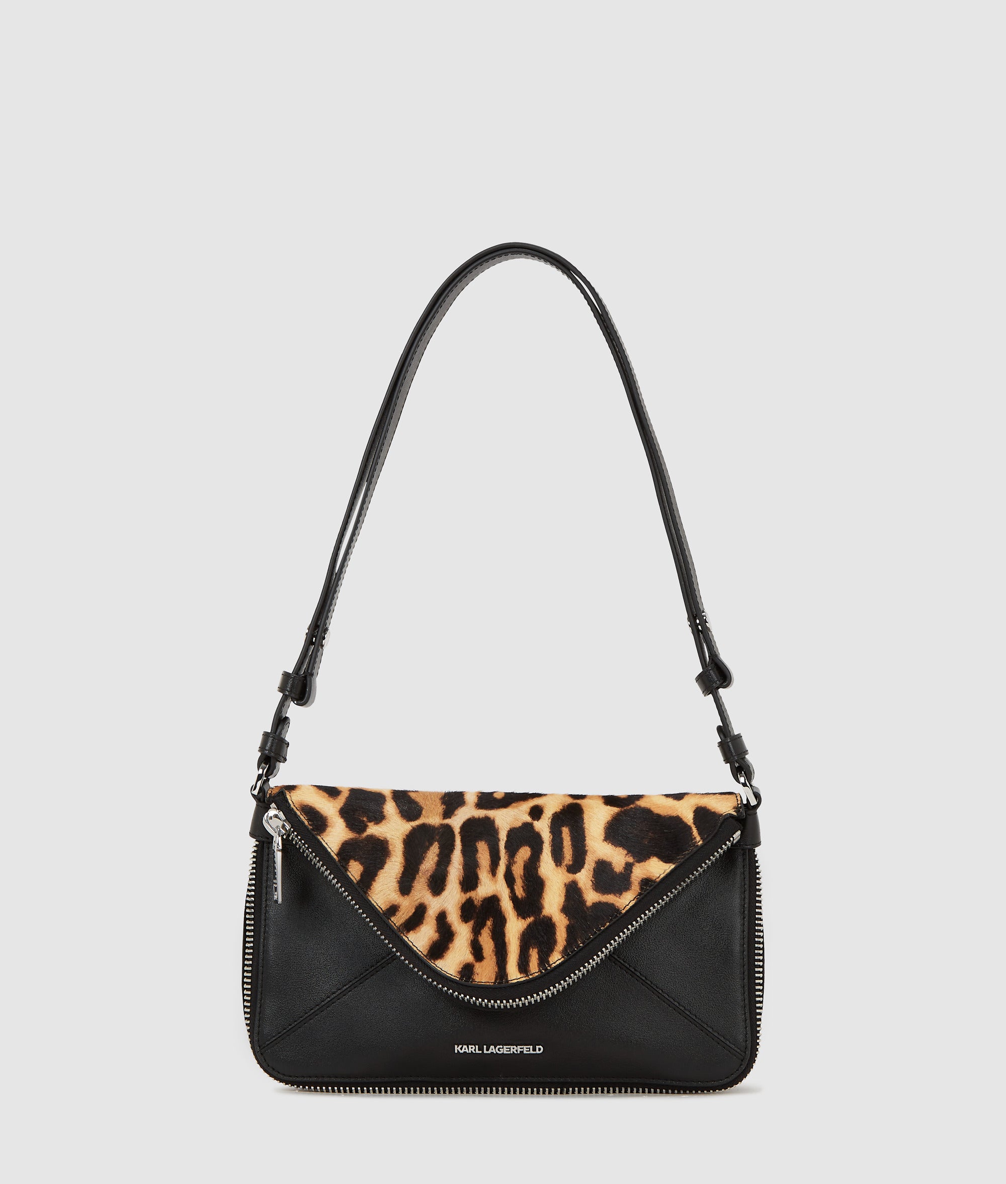 K/Hardware leopard shoulder bag