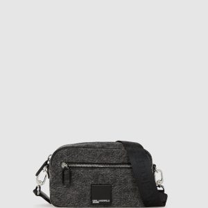 Denim crossbody camera bag