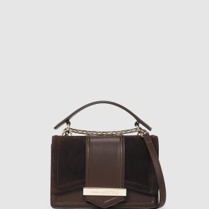 K/Nova suede shoulder bag
