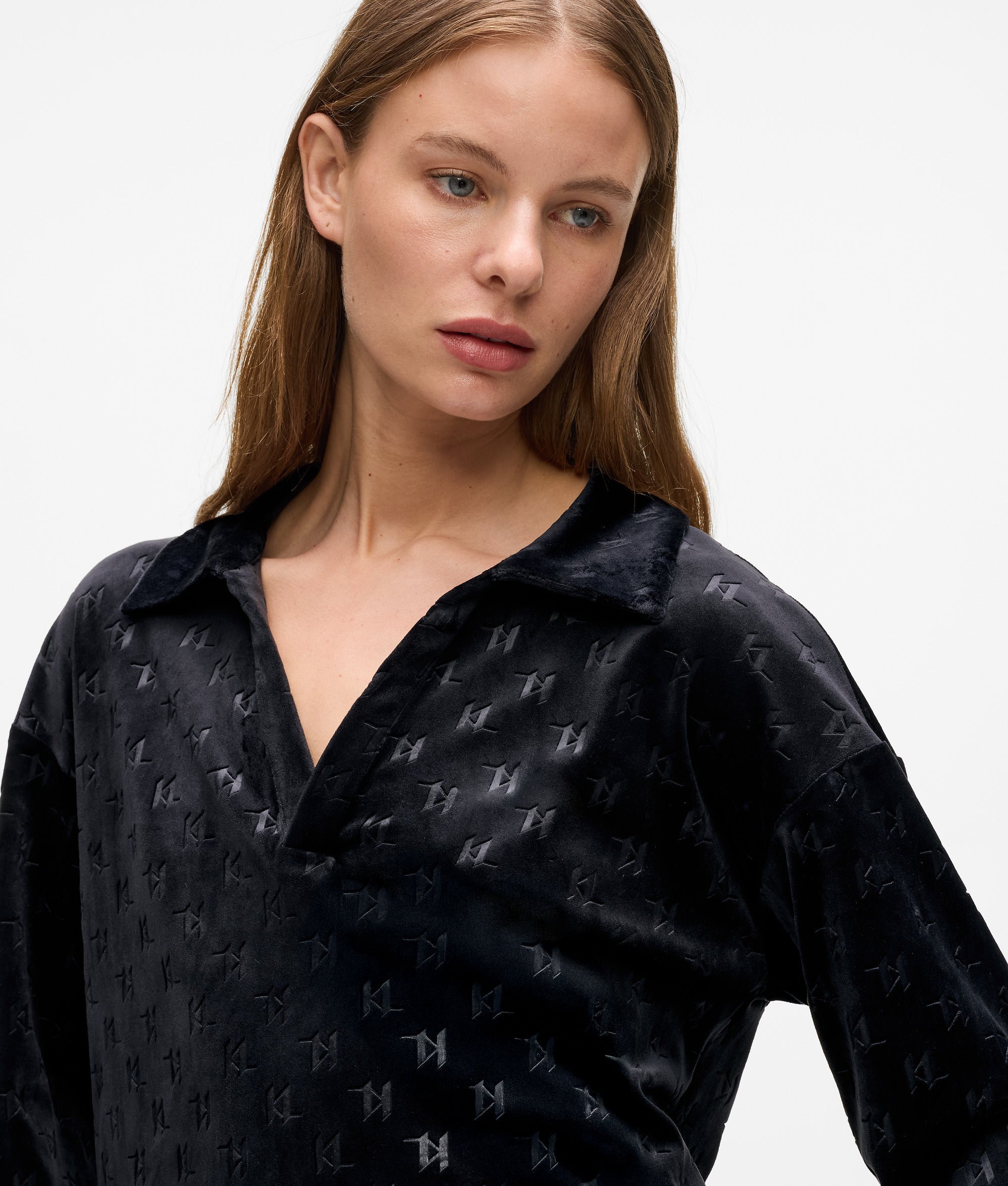 Monogram lounge polo shirt - Image 3