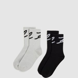 Signature socks ?C 2 pack
