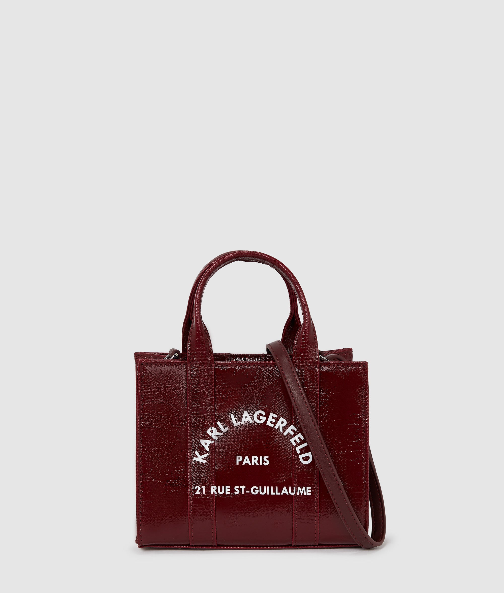 Rue St-Guillaume mini coated tote bag
