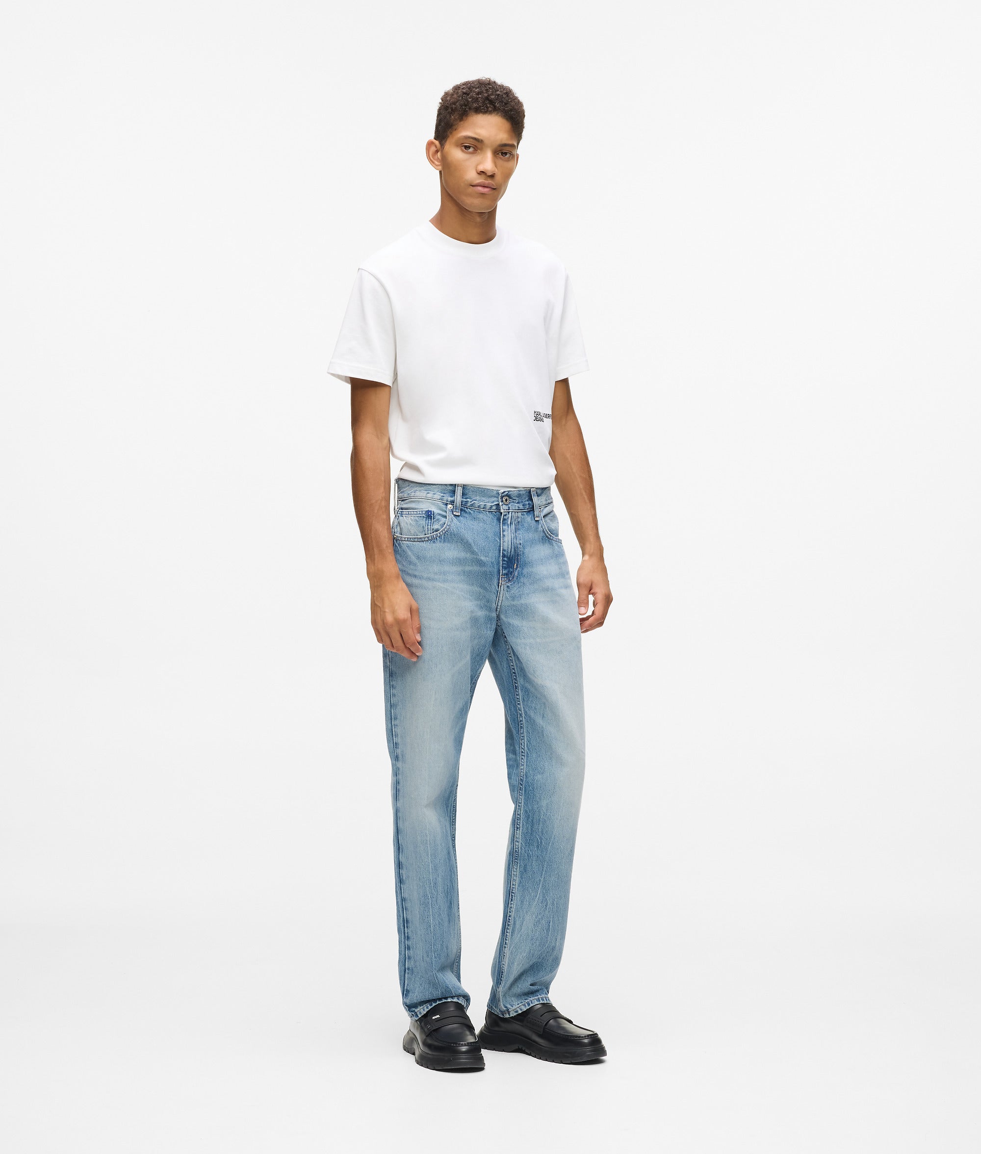 Removed pocket straight jeans - Image 2