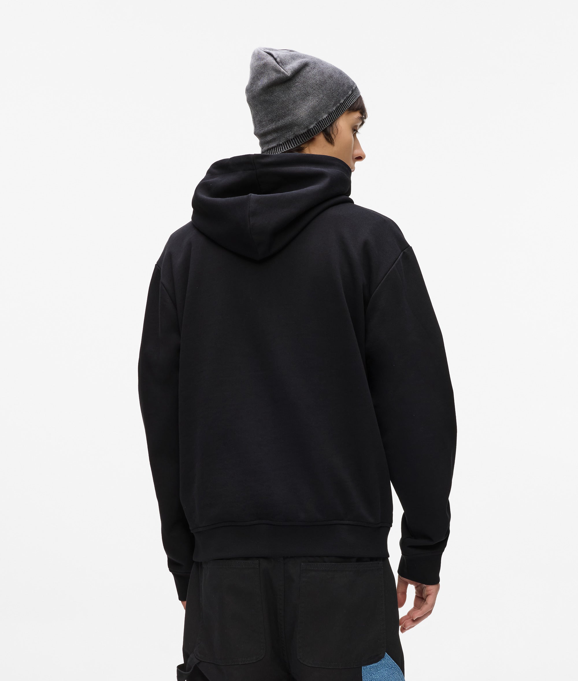 Denim pocket hoodie - Image 2