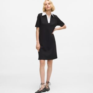 Signature collar polo dress