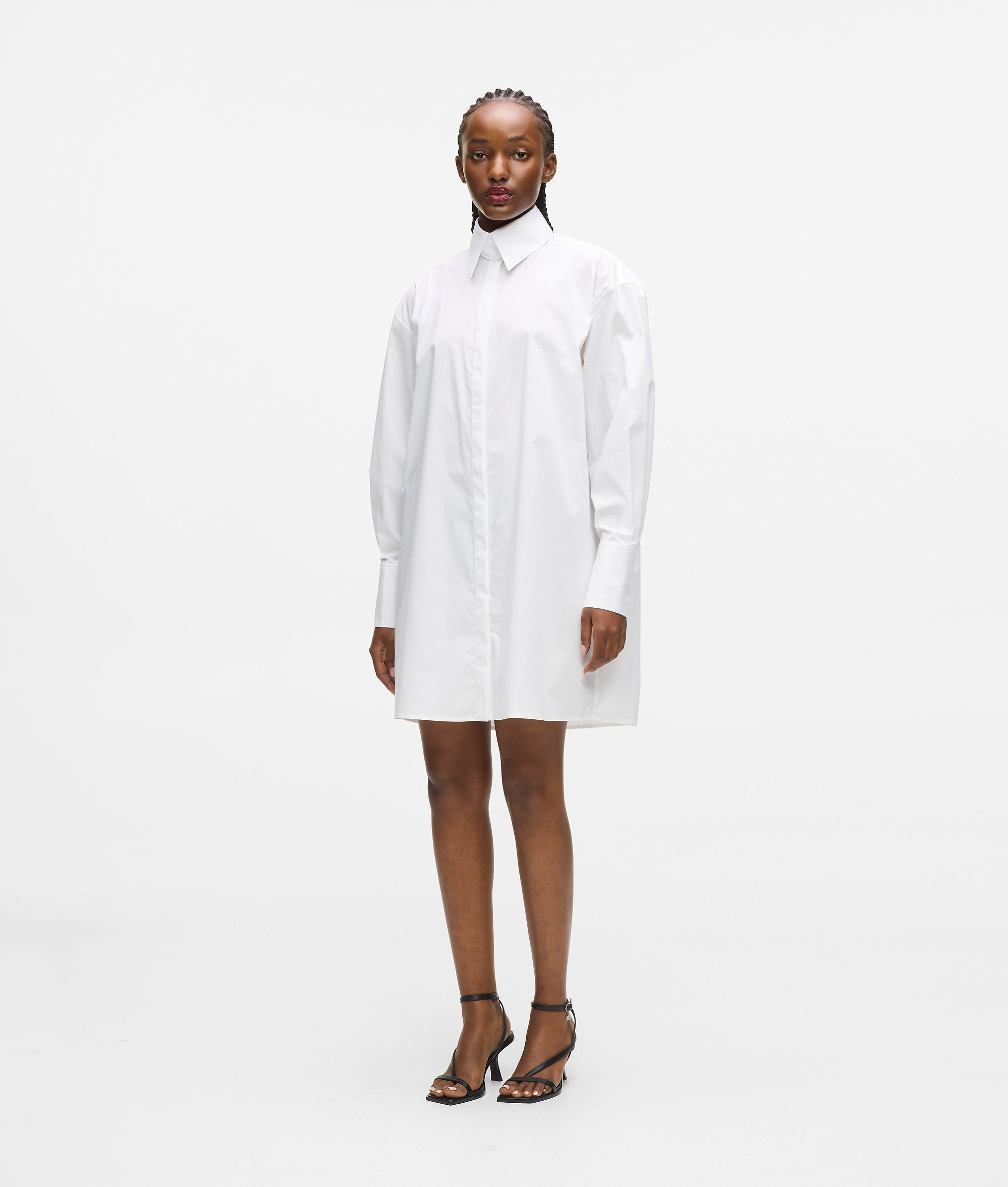 Pleated panel shirt dress - Image 2