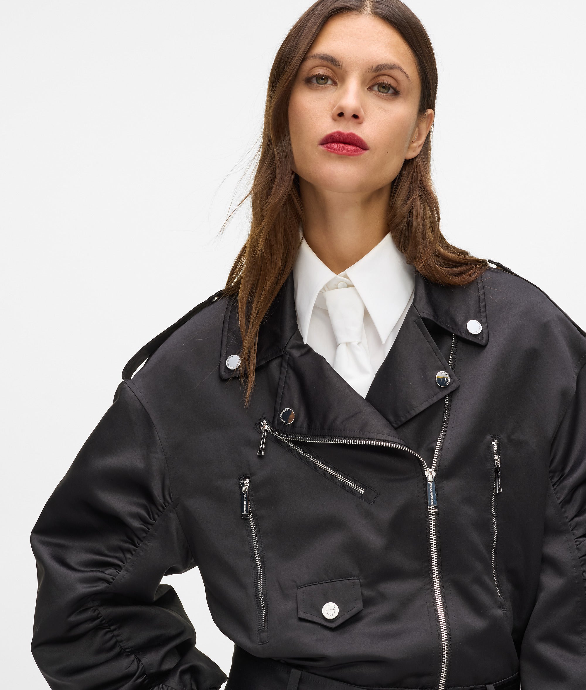 Satin bomber jacket - Image 2