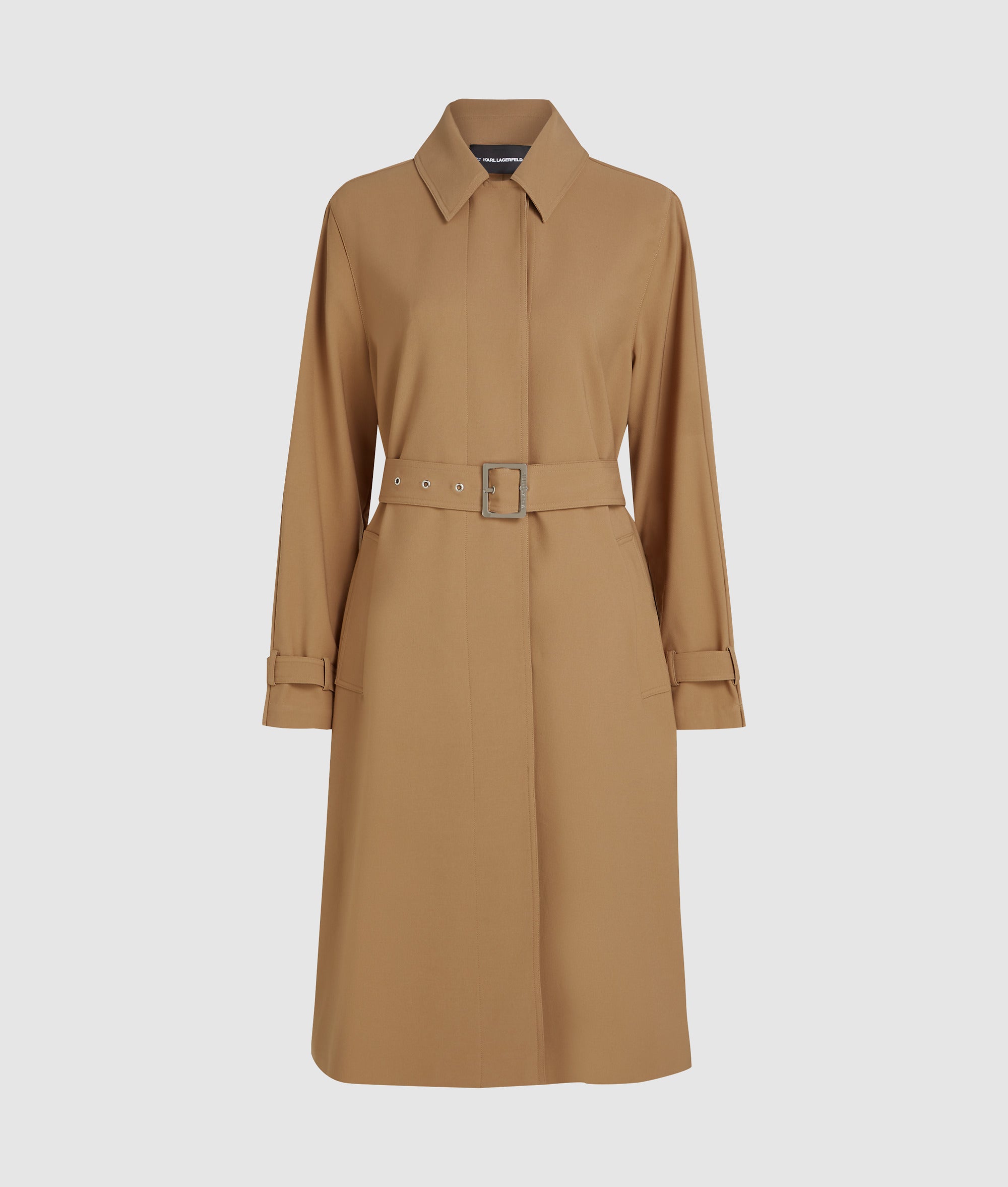 Pleated trench coat - Image 5