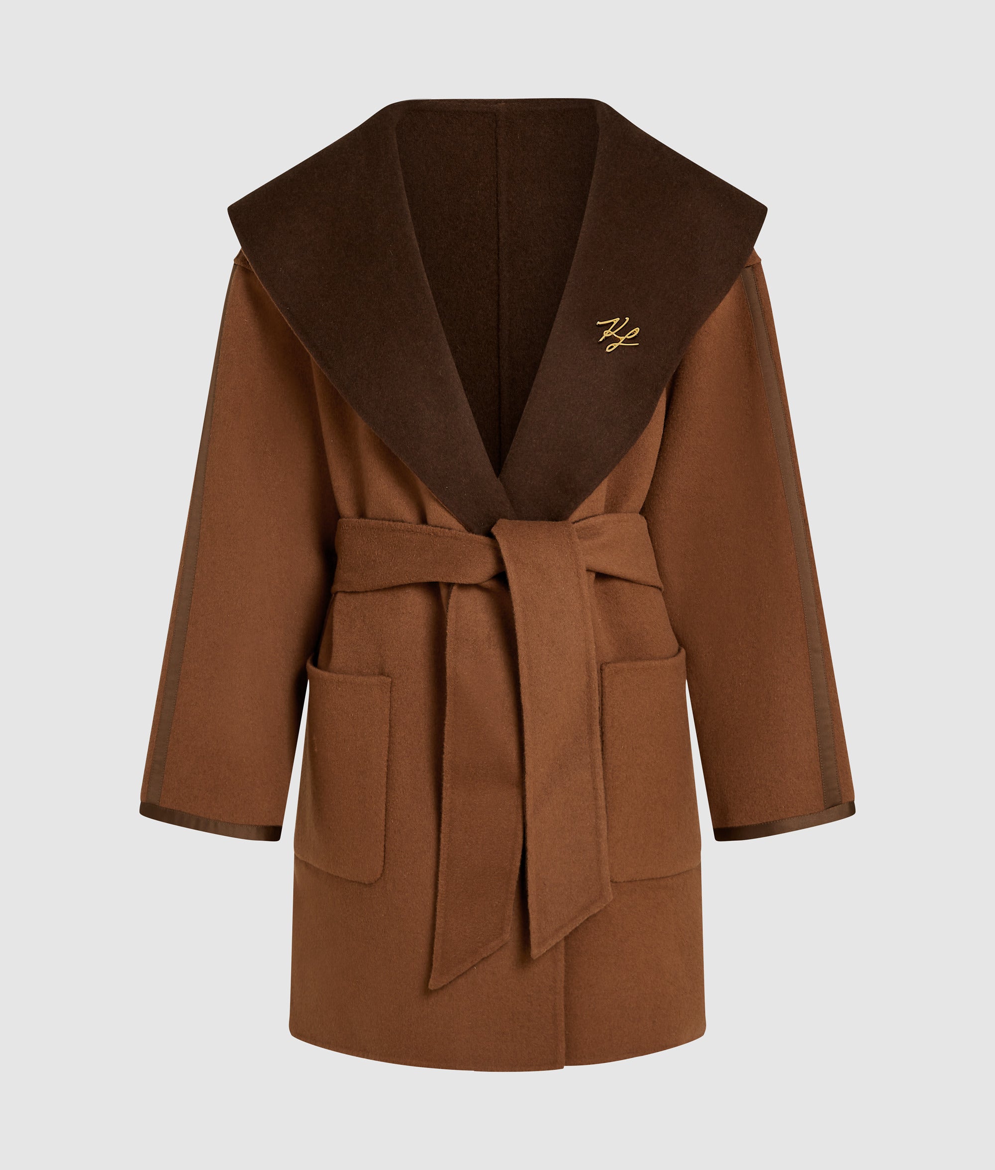 Reversible wool-blend coat - Image 5