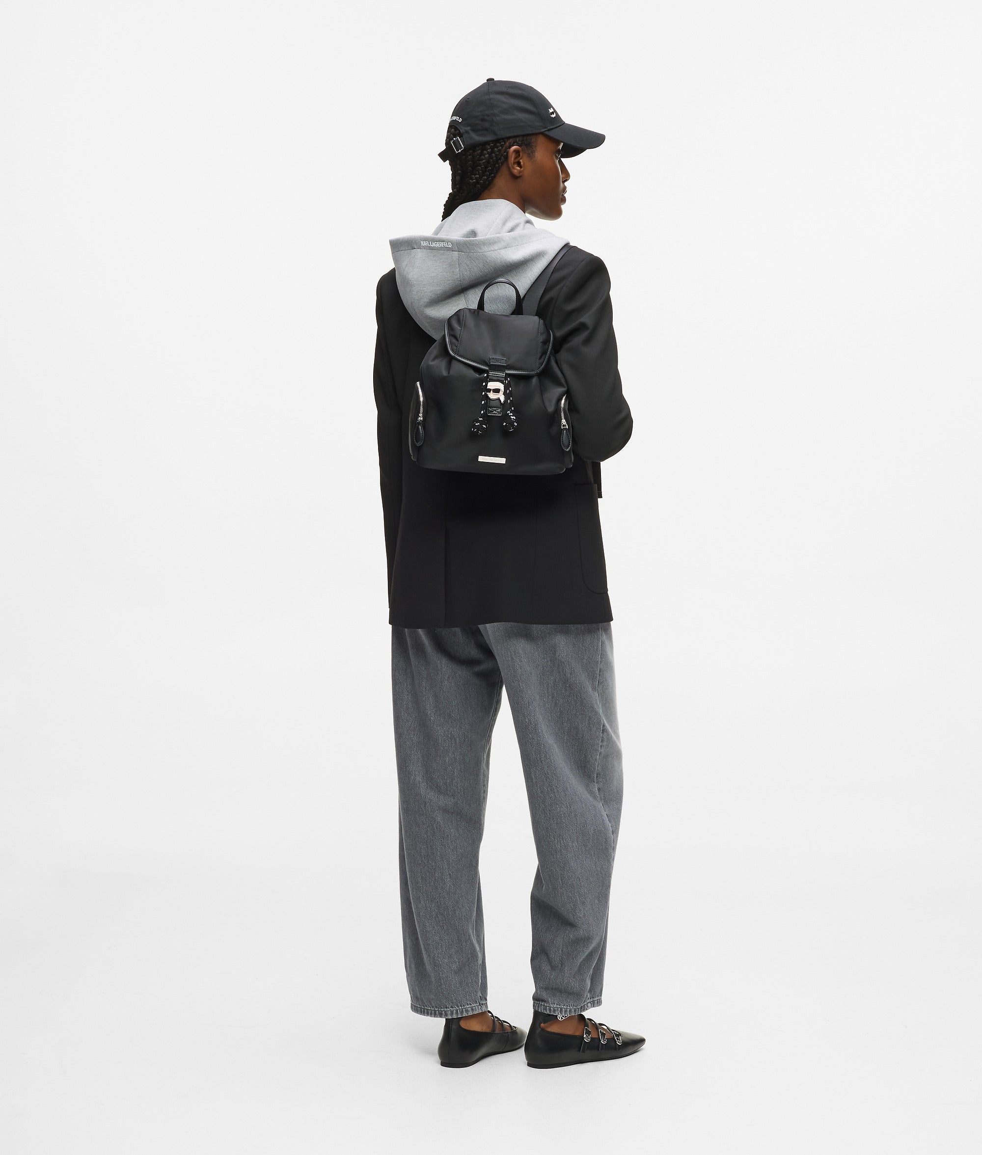 Ikon nylon small flap backpack - Image 2