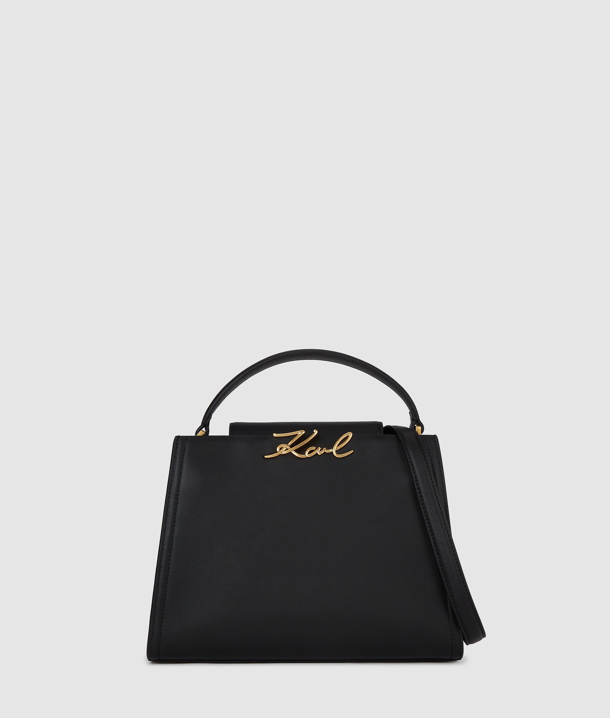 K/Signature medium top handle bag