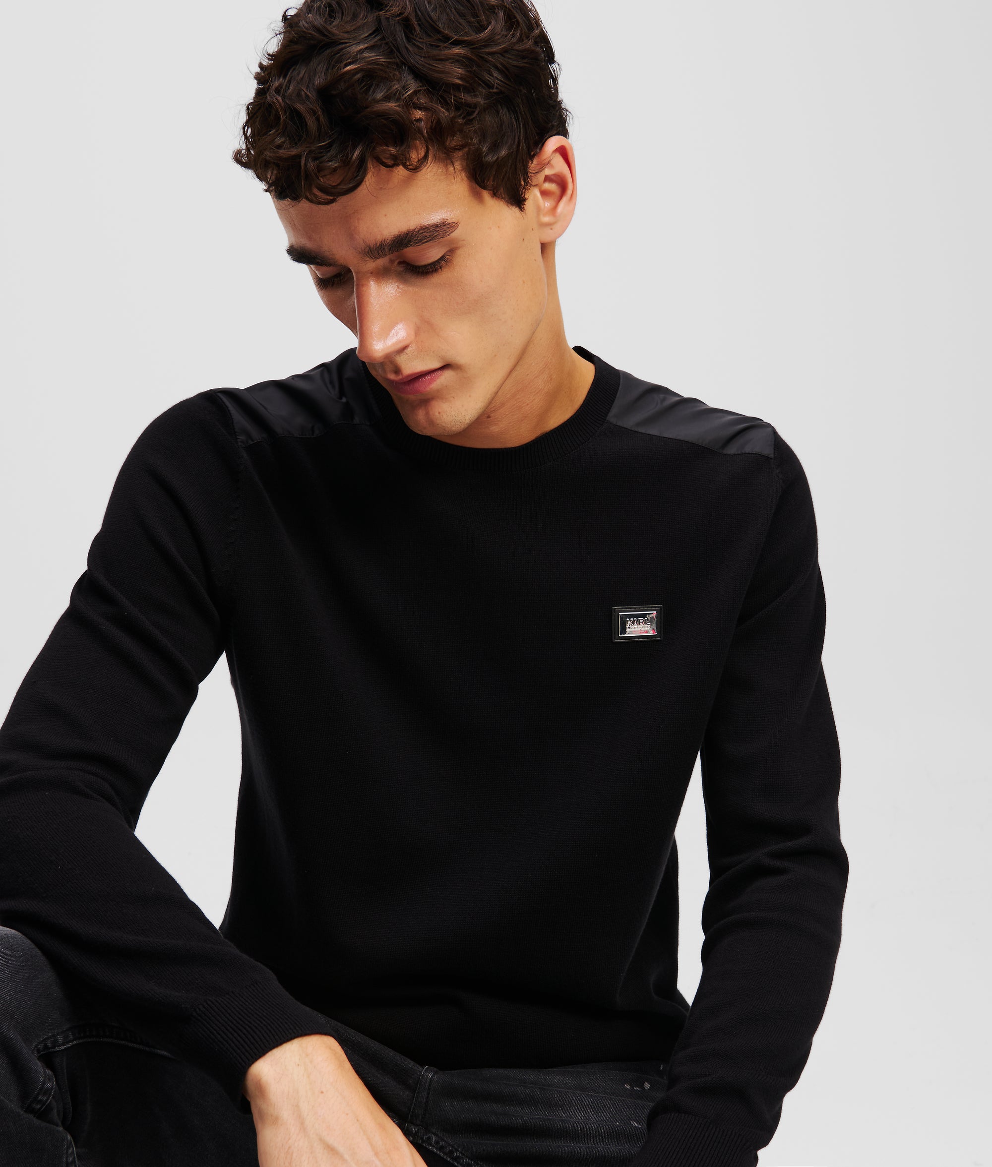 SHOULDER PANEL SWEATSHIRT - Image 3